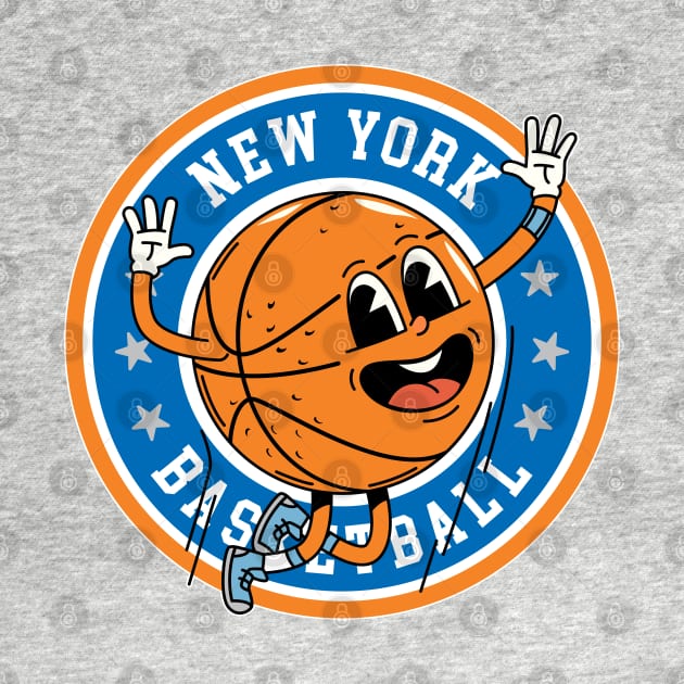 New York Basketball - Retro Hoops by TwistedCharm